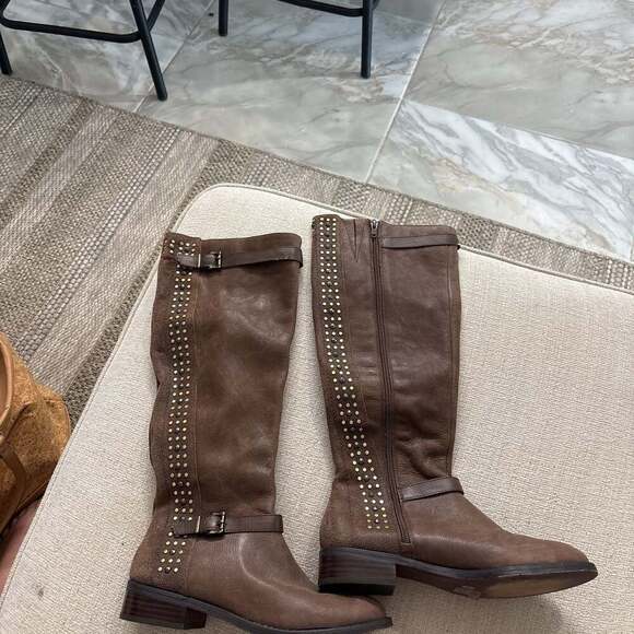 Jessica Simpson Shoes - Jessica Simpson Ellister Studded Buckle Knee High Boots